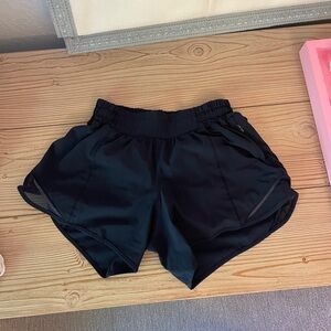 Lululemon Hotty Hot Navy Athletic Shorts